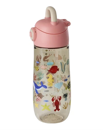 Rice - Kids Drikkedunk - Koral - Ocean Print
